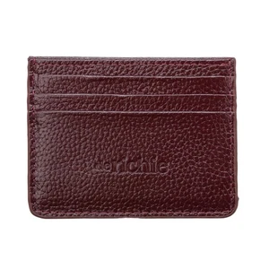 Premium Leder Slim Kartenetui | Minimalistische Fronttasche Geldbörse | Business... - Bild 1 von 9