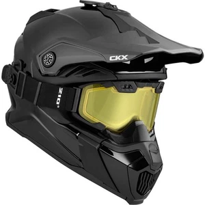 Kimpex CKX Titan Air Flow Helmet Backcountry Solid And 210 Goggles Black - Picture 1 of 19
