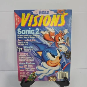Sega Visions Magazine Nov/Dec 1992 Vintage Video Game System Genesis CD Sonic VG - Picture 1 of 5