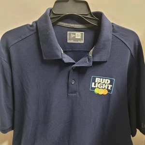 Bud Light Lime Polo shirt, New Era, dark blue, size XL - Picture 1 of 8