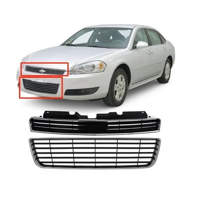 Kit de rejillas delanteras para Chevrolet Impala 2006-2011 10333709 10333711 Foto 1 de 4