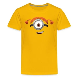 Minion In Drag Halloween Costume Kids' Premium T-Shirt - Picture 1 of 4