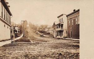 Main Street Harness Shop DeRuyter NY New York c1910 Foto Postkarte RPPC - Bild 1 von 2