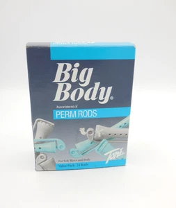Toni Big Body Perm Rods Box of 24 for Soft Waves and Body Blue and Gray Rods - Picture 1 of 8