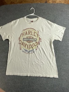 CAMISETAS HARLEY DAVIDSON XL OFF WHITE VINTAGE - Imagen 1 de 8