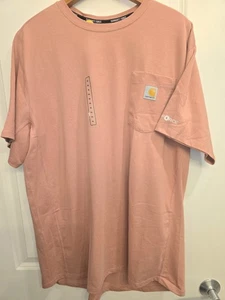 Carhartt Force Relaxed Fit Pocket T-Shirt - XL - Dusty Rose Pink - Bild 1 von 12