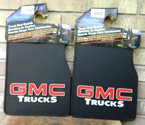 Lot of (4) Plasticolor "GMC TRUCKS" 10"x14" Mud Flaps / Splash Guards - Picture 1 of 10