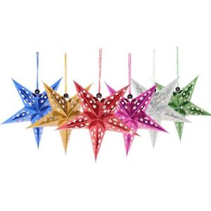 Ornaments Christmas Decoration Stars Lampshade Hanging Lights Decoration