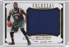 2015-16 Panini National Treasures Colossal Materials /99 Greg Monroe #12
