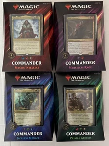 MTG Magic the Gathering 2019 4 DECK COMMANDER SET SEALED NEU - Bild 1 von 2