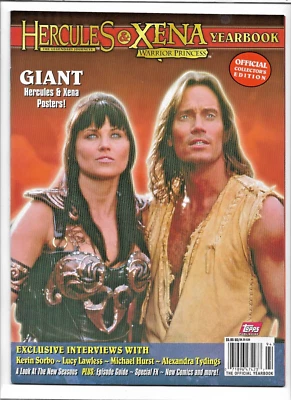 Hercules & Xena Yearbook #1, 1998 Lucy Lawless Kevin Sorbo, w/ Posters 9.4 NM - Image 1 of 2