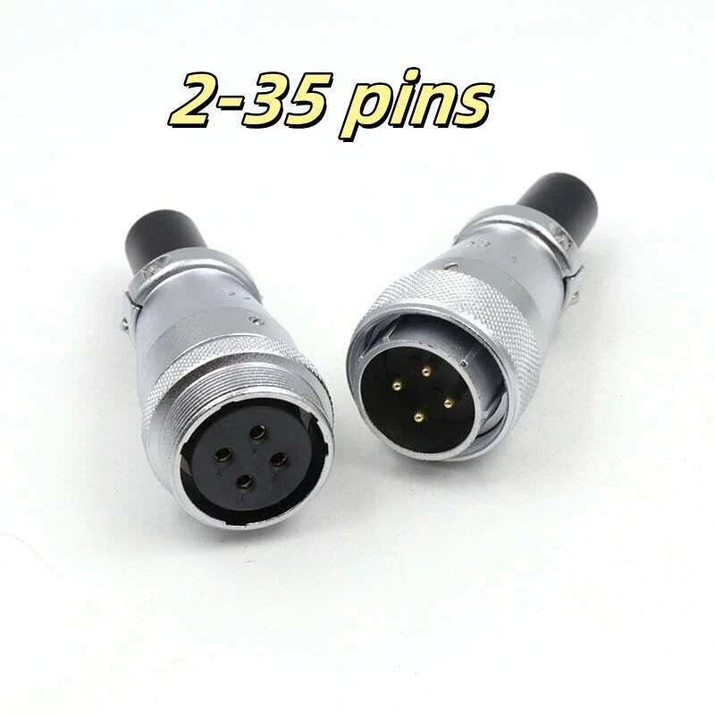 TQ+ZQ 2 3 4 7 8~35 Pins Waterproof Cable ConnectorsWS28 Aviation Plugs Sockets - Image 1 of 4