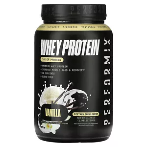 Whey Protein, Vanilla, 1.98 lbs (900 g) - Picture 1 of 2