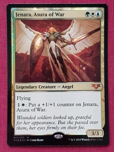 Magic The Gathering FROM THE VAULT ANGELS FOIL JENARA ASURA OF WAR card MTG - Picture 1 of 2
