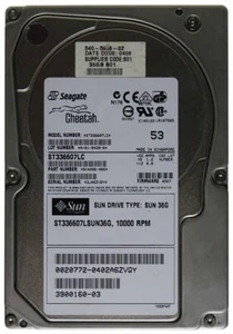 Disco duro Cheetah ST336607LC 36 GB SCSI-SCA U320 10K.6 ID9724 - Imagen 1 de 3