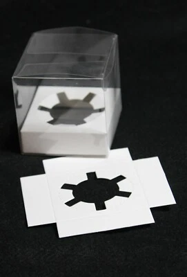 100 8cm PVC Box + White Cup Cake Insert Holder Birthday Gift Bulk Wholesale Shop - Image 1 of 4