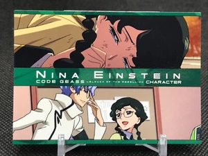 Nina Einstein CODE GEASS CARDDASS MASTERS BANDAI TCG No.137 2007 JAPAN rare - Picture 1 of 12