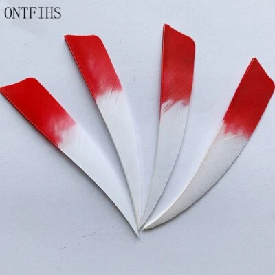 36 Pcs New 4Inch Shield Gradient Archery Arrow Fletches Feathers RW - Image 1 of 4