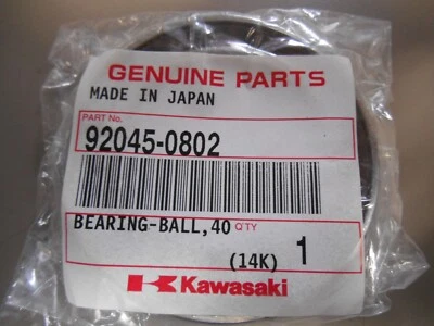 НОВЫЙ шарикоподшипник Kawasaki 40 x 60 x 12 подходит для заднего колеса Ninja H2 H2R 2015-2021 - Изображение 1 из 2