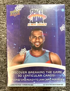 Space Jam 2 A Nueva caja bláster de baloncesto Legacy Upper Deck 2021 - 30 cartas - Imagen 1 de 4