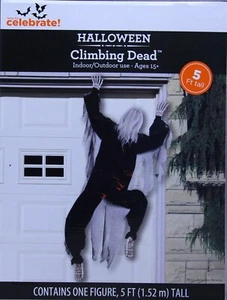 Halloween 5 pies Colgante Escalada Muerto Monstruo Decoración Pared Nuevo en Caja - Imagen 1 de 1