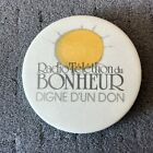 Vintage Pinback Radio-Téléthon Du Bonheur Digne D'un Don