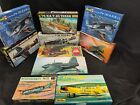 Lot of 10 1/72 Scale WW2 Fighter Plane M Revell, Heller, Lindberg, And NC