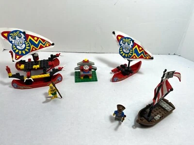 LEGO Pirates I LOT: Islander Catamaran 6256 (1994) + boats from 6292 + 6236 - Image 1 of 4