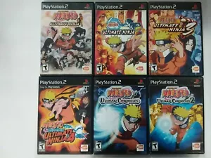 Shonen Jump Naruto games (Sony Playstation 2) PS2 TESTED - Picture 1 of 7