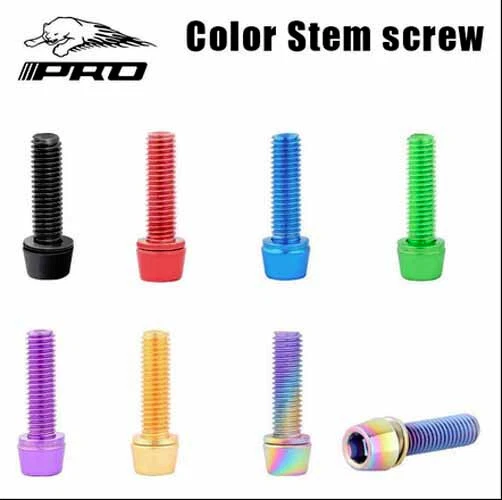 Tornillo de vástago de bicicleta MTB M5 x 18 mm 6 piezas Foto 1 de 3