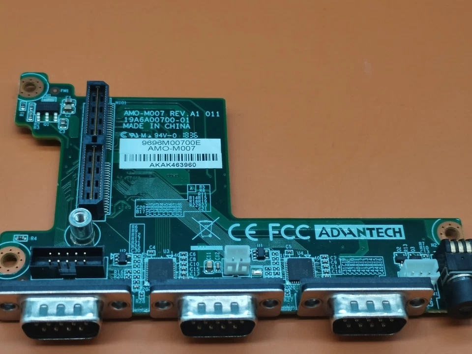 ADVANTECH AMO-M007  REV A1 011  19A6A00700-01   9696M00700E  PCB - Image 1 of 4