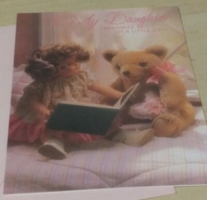 Adult Daughter Birthday Card Doll Reading to Teddy Bear Hallmark