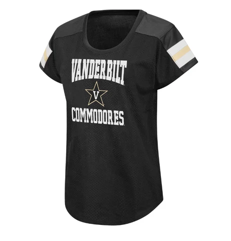 Colosseum Women's Vanderbilt Commodores Football Black T-Shirt Extra Large Cover
