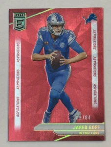 2024 Panini Donruss Elite Aspirations #15 Jared Goff Detroit Lions /84 - Picture 1 of 2