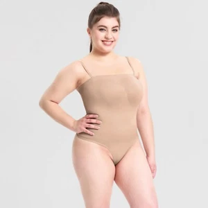 Women Tummy Control Shapewear Thong Seamless Slimming Body ShaperPantiesBodysuit - Picture 1 of 22