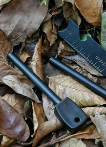 2 Piece Ferrocerium Camping Survival Bushcraft Fire Lighter - Picture 1 of 5