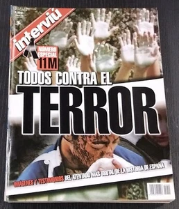 Revista Interviú, Nº1455, marzo 2004, 11M, Todos contra el terror - Imagen 1 de 1