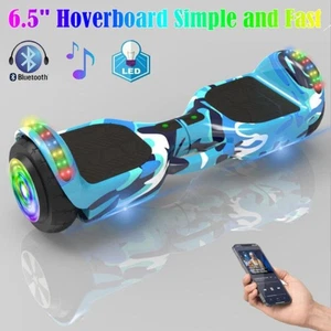 6.5 Hoverboards Electric Self-Balancing Scooters Hover board for kids LED BT🆕 - Picture 1 of 12