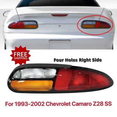 Fits 1993-2002 Chevrolet Camaro Z28 SS New Rear Tail Light Four Holes Right Side Foto 1 de 4