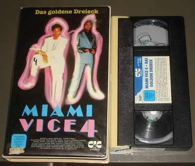 Miami Vice 4 Das Goldene Dreieck VHS CIC Don Johnson Philip Michael Thomas - Bild 1 von 3