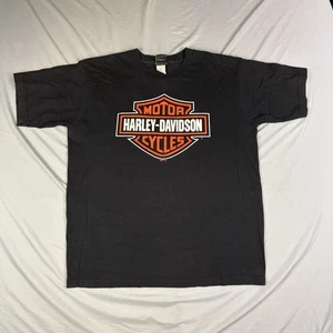 Camisa Harley Davidson Adultos Grande Negra Gráfica 2007 Boston, Massachusetts - Imagen 1 de 13