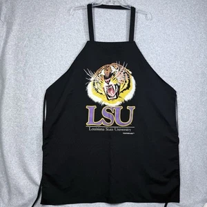 LSU Tigers Apron Unisex Black Large Tiger Graphic Tailgating BBQ Grilling Gift - Picture 1 of 10