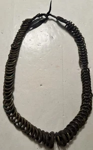 36” Antique GHANA AFRICAN Brass RING Money Belt - Picture 1 of 20