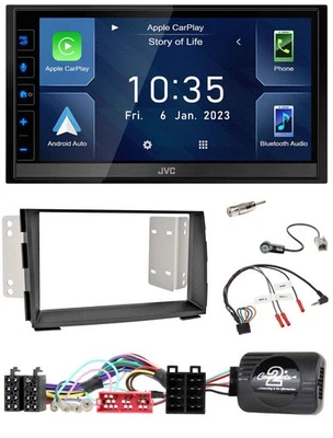 JVC DAB Bluetooth Lenkrad USB 2DIN Autoradio für Kia Venga 2010-2019 - Bild 1 von 4