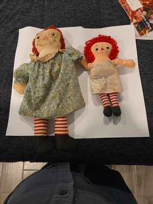Muñecas Raggedy Ann de 18" y 12" Foto 1 de 4