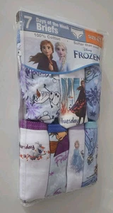 Disney Frozen Panties 7 Days Of The Week Briefs 7 Pack Girls Size 4t Underwear - Picture 1 of 2