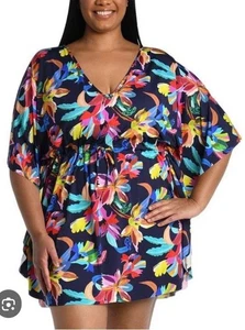 La Blanca  Swim Woman Floral Cover Up/ Dress Sz-3X~Beautiful~ - Picture 1 of 12