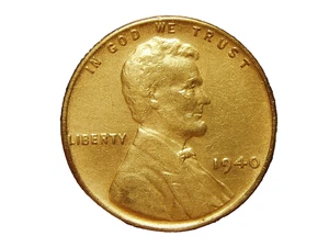 1940 CLEANED LINCOLN WHEAT CENT #15 - Picture 1 of 2