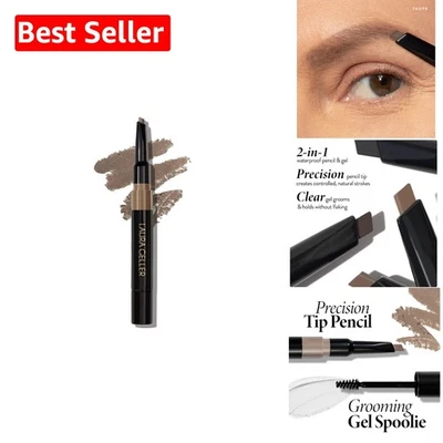 Lápiz y gel de cejas dos en uno sin esfuerzo en color topo - impermeable y sin crueldad Foto 1 de 4