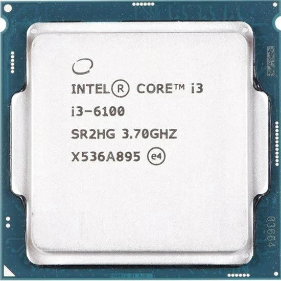 Intel Core i3 SR2HG i3-6100 3.70GHz 3M Socket 1151 Dual Core CPU (OFFERS OK) - Image 1 of 1
